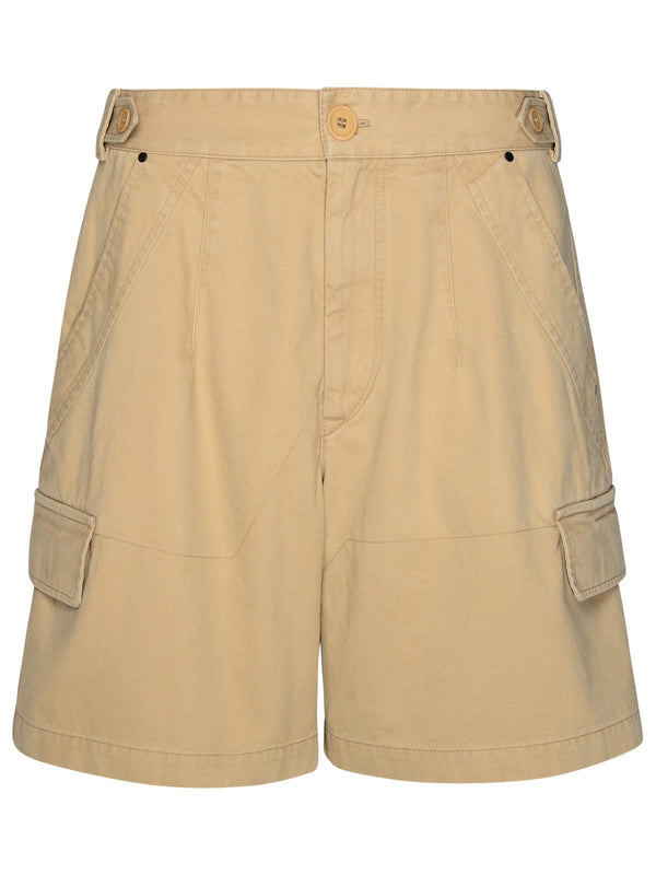 Isabel Marant 'lisette' Beige Cotton Shorts