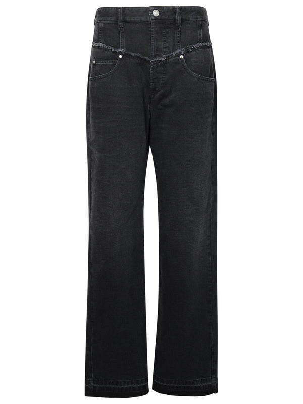 Isabel Marant Noemi' Black Cotton Pants