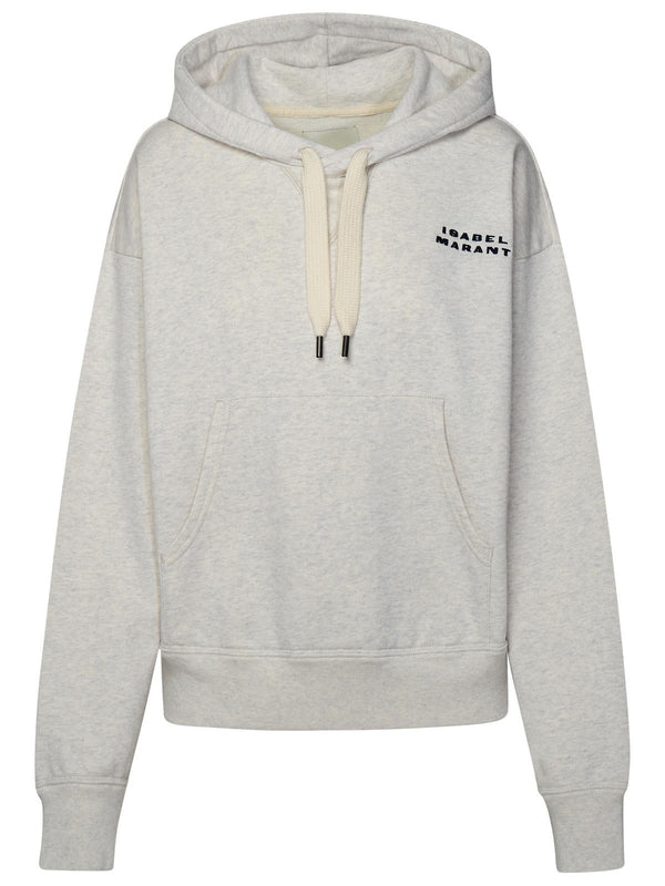 Isabel Marant 'sylla' Sweatshirt In Grey Cotton Blend