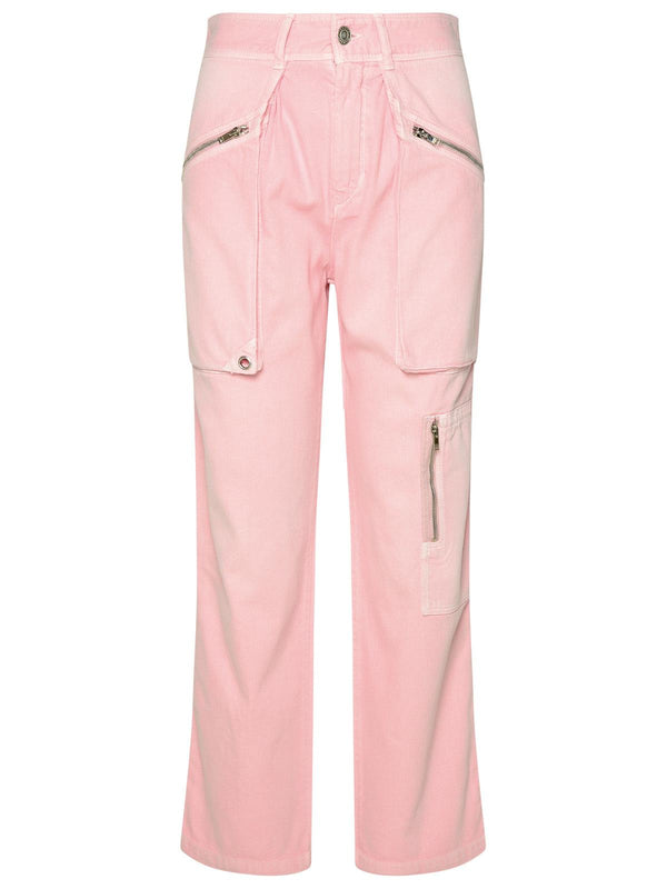 Isabel Marant 'juliette' Pink Cotton Trousers