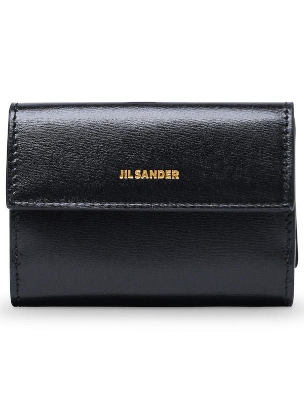 Jil Sander Black Calf Leather Wallet