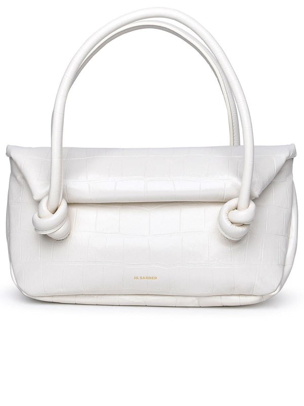 Jil Sander White Leather Bag