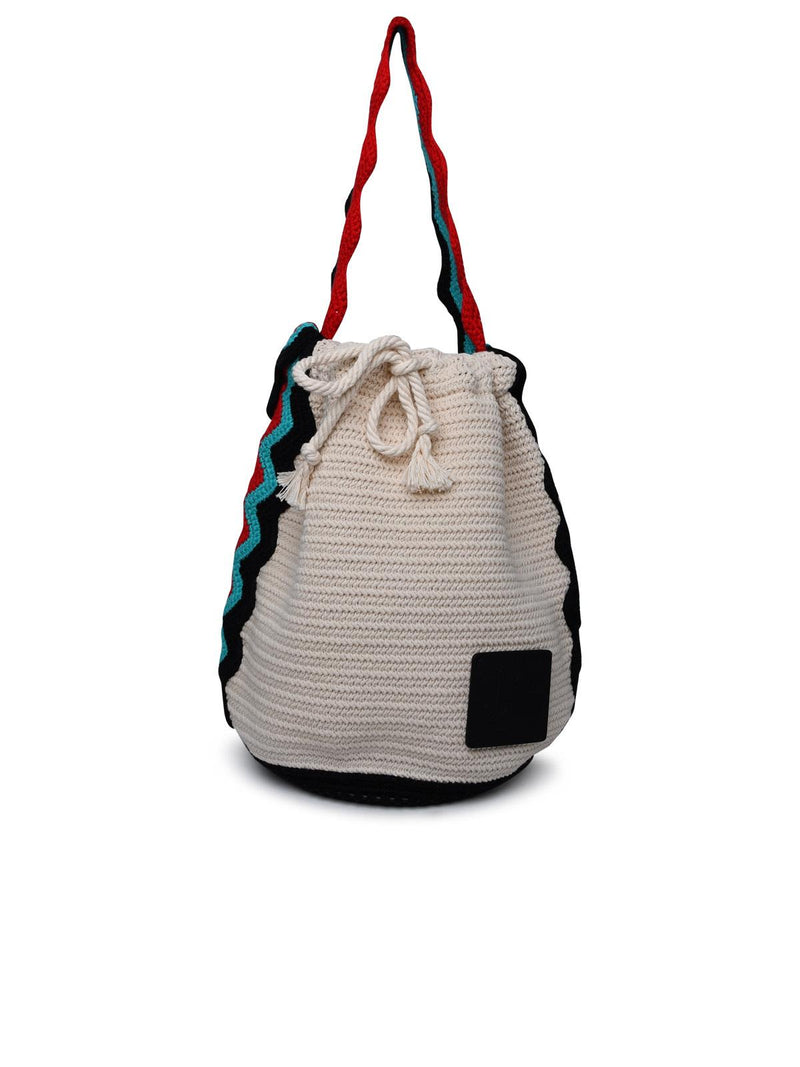 Jil Sander Bolso de Hombro de Tela Jil Sander Color Marfil - World Class Fashion