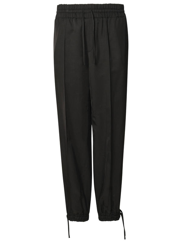 Jil Sander Black Viscose Trousers