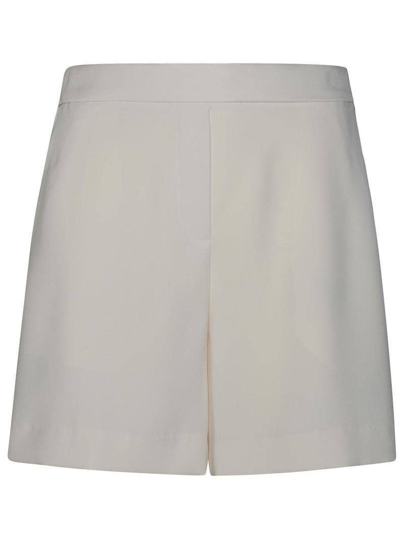 P.a.r.o.s.h. P.a.r.o.s.h. 'PANTY' Cream Polyester Women Shorts - World Class Fashion