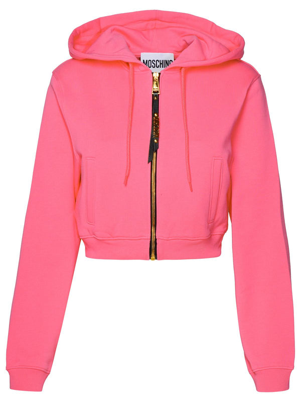 Moschino Fuchsia Cotton Sweatshirt