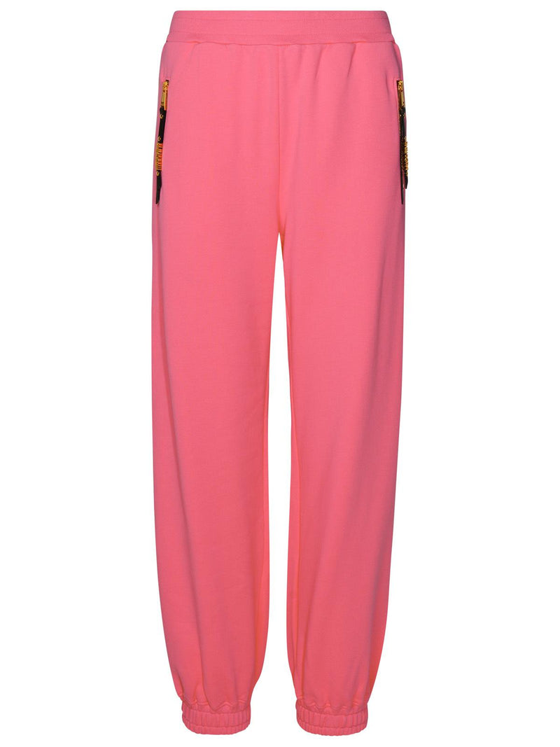 Moschino Pantalones Moschino Fucsia de Algodón para Mujer - World Class Fashion