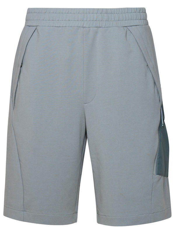 C.p. Company Grey Cotton Blend Bermuda Shorts