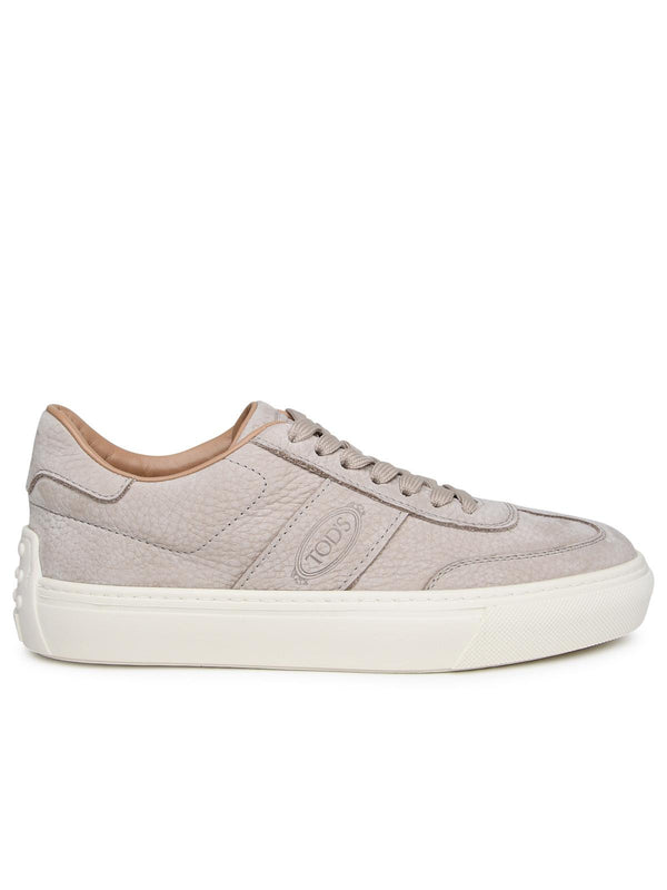 Tod's Beige Leather Sneakers