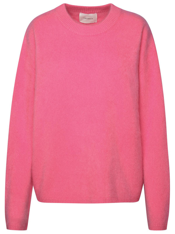 Lisa Yang Bright Pink 'natalia' Cashmere Sweater