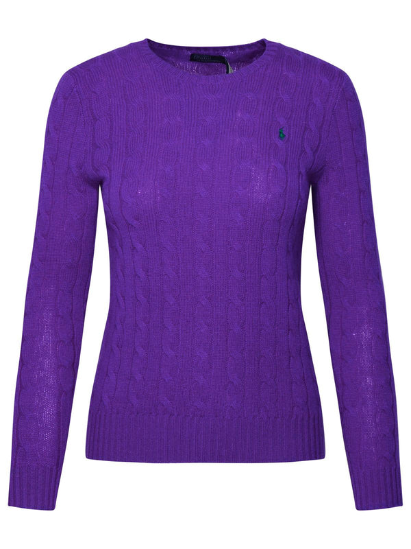 Polo Ralph Lauren Purple Cashmere Blend Sweater