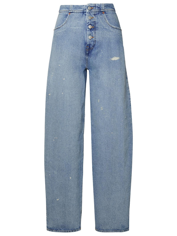 Mm6 Maison Margiela Light Blue Cotton Jeans