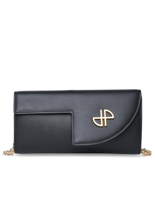 Patou 'jp' Black Leather Crossbody Bag