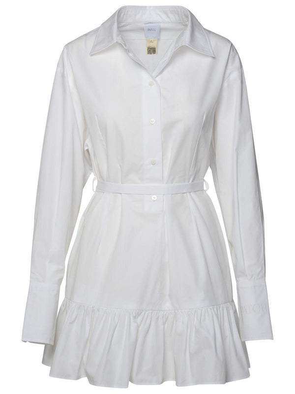 Patou White Cotton Dress