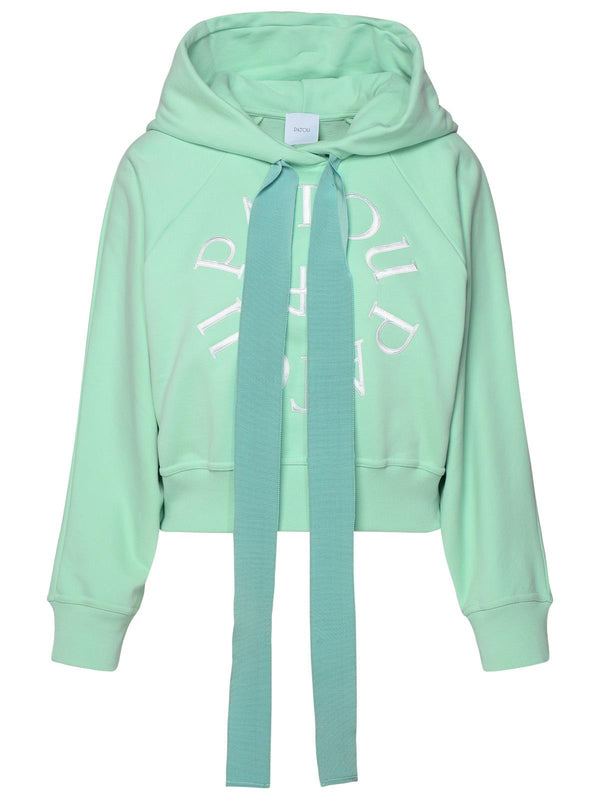 Patou Green Cotton Sweatshirt