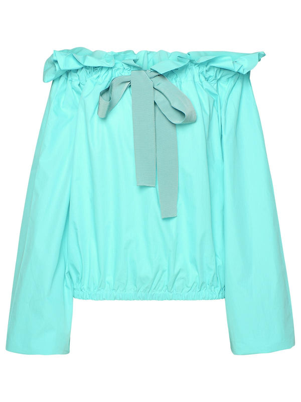 Patou Mint Green Organic Cotton Top