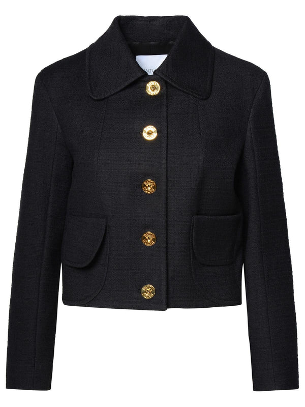 Patou Black Cotton Blend Jacket