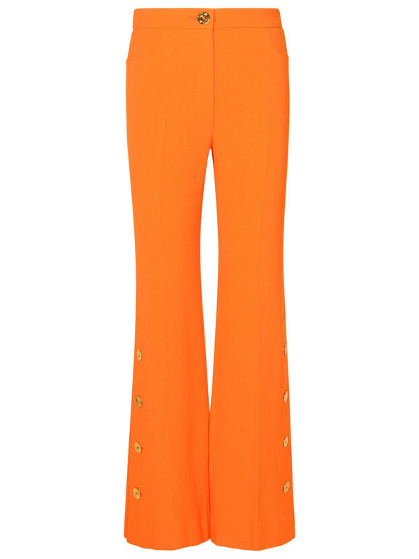 Patou Orange Virgin Wool Trousers