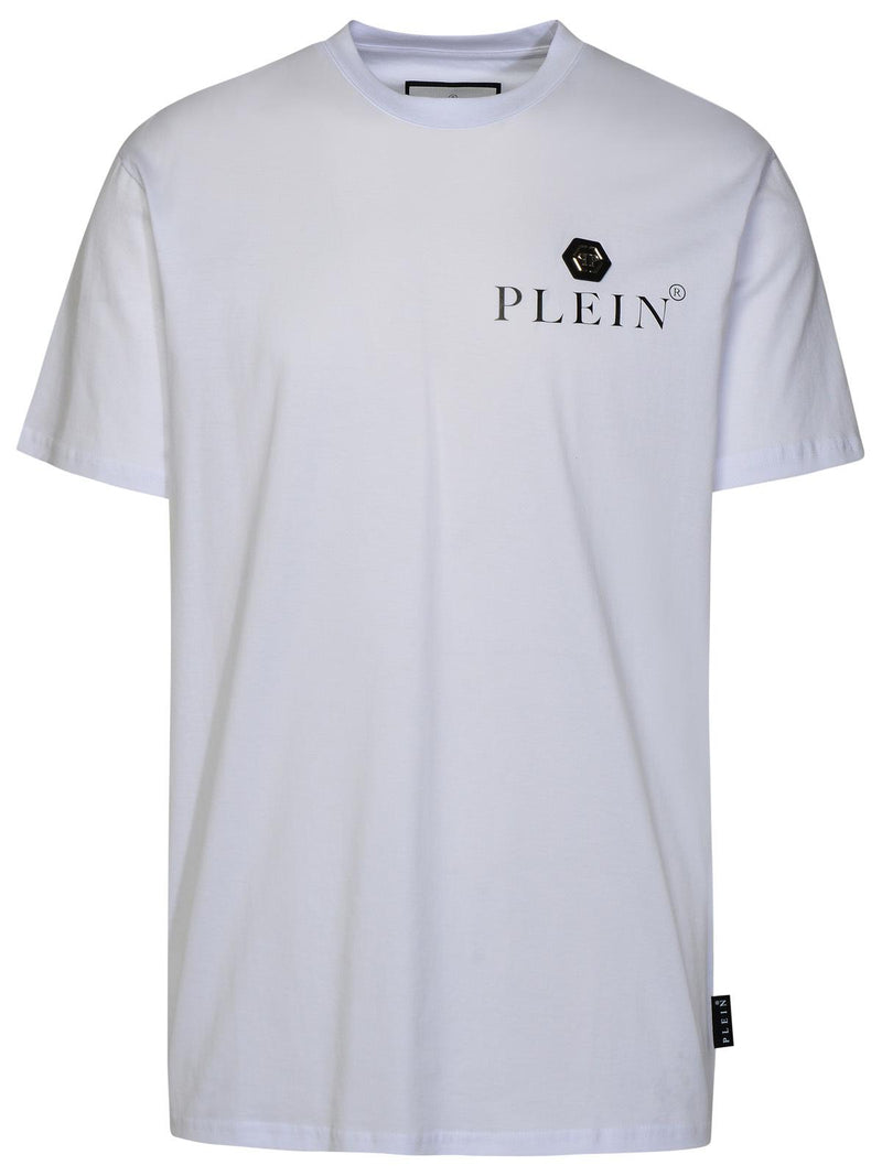 Philipp Plein Philipp Plein White Cotton T-shirt - World Class Fashion