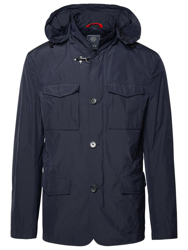 Fay Blue Polyamide Jacket