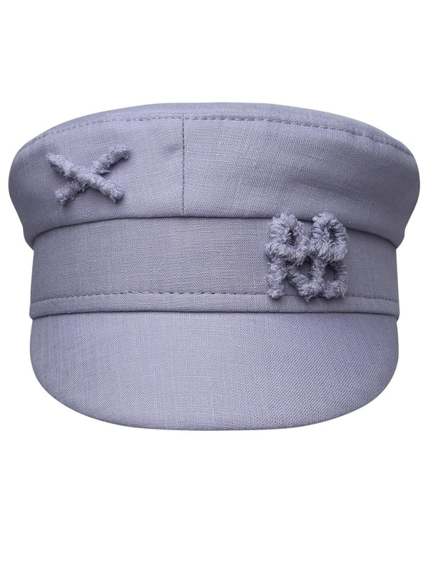 Ruslan Baginskiy Lilac Linen Hat