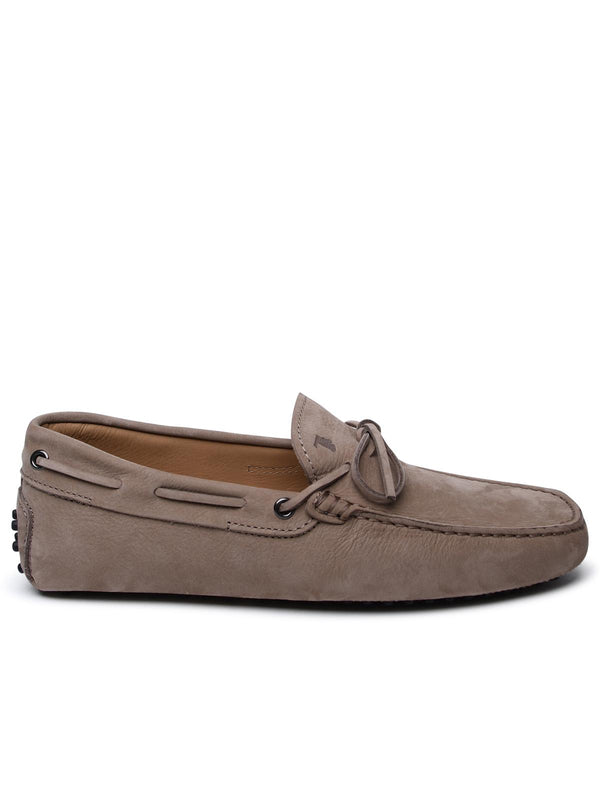 Tod's Beige Suede Loafers