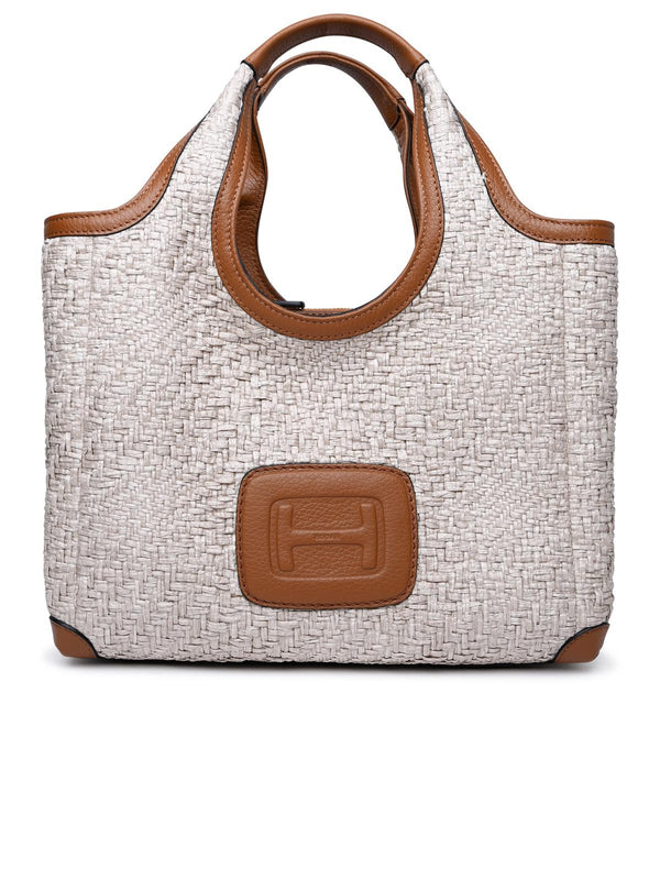 Hogan Two-tone Leather Blend Bag