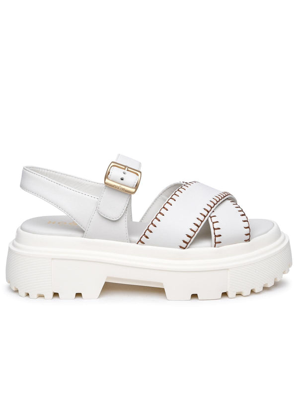 Hogan 'h644' Lambskin Leather Sandals