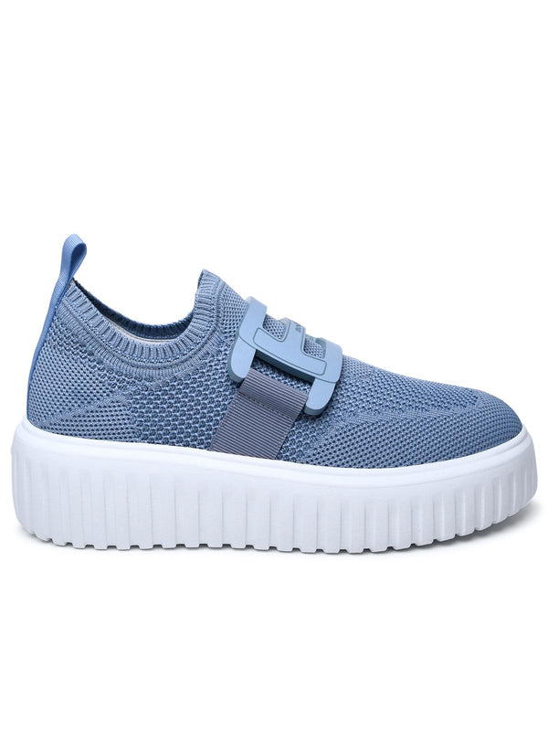 Hogan Sneakers In Light Blue Fabric