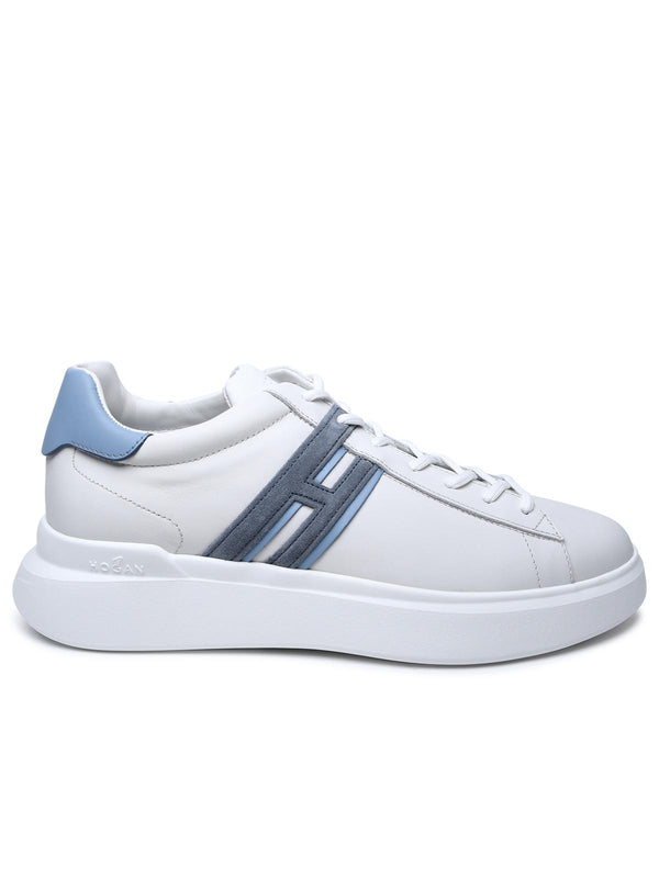 Hogan White Leather Sneakers