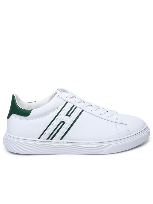 Hogan White Leather Sneakers