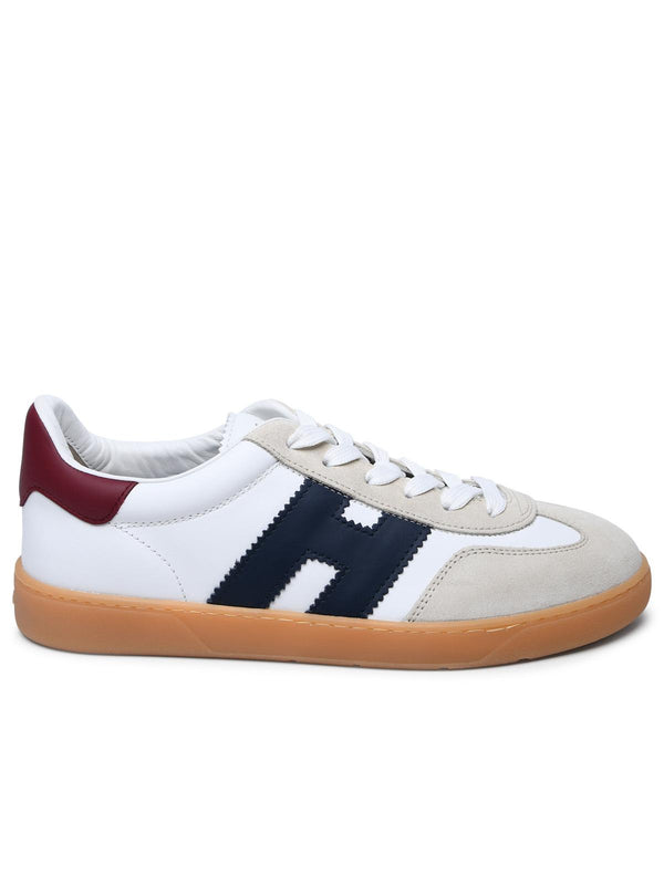 Hogan White Leather Sneakers