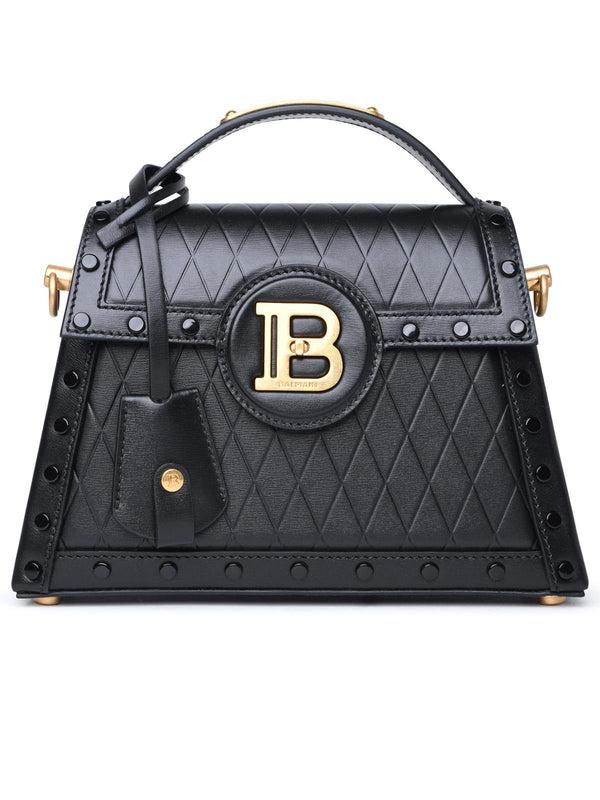 Balmain 'b-buzz Dynasty' Black Leather Bag