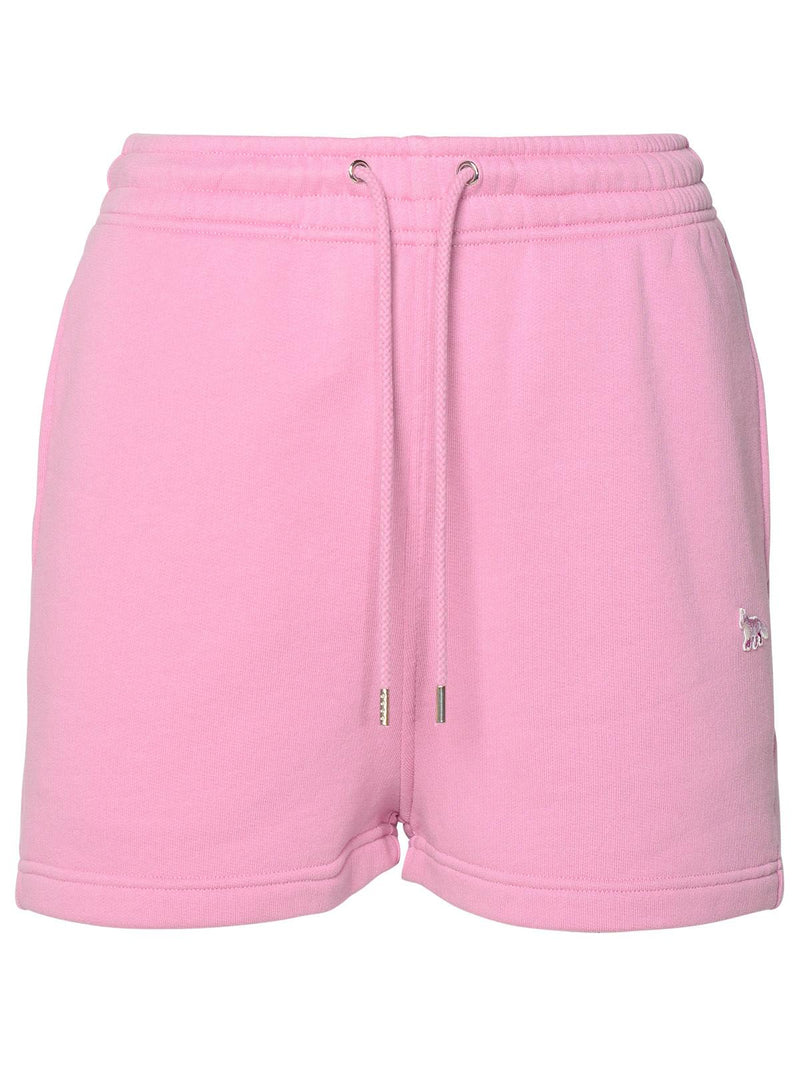 Maison Kitsuné Maison Kitsuné Shorts de algodón Rosa para Mujer - World Class Fashion
