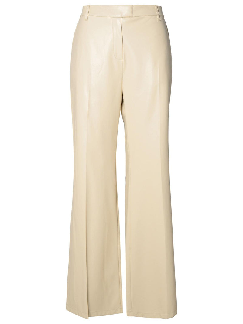 Stand Studio Stand Studio Polyurethane Blend Trousers Ivory - World Class Fashion