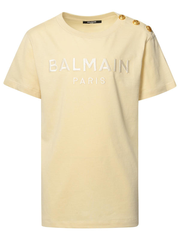 Balmain T-shirt Bottoni