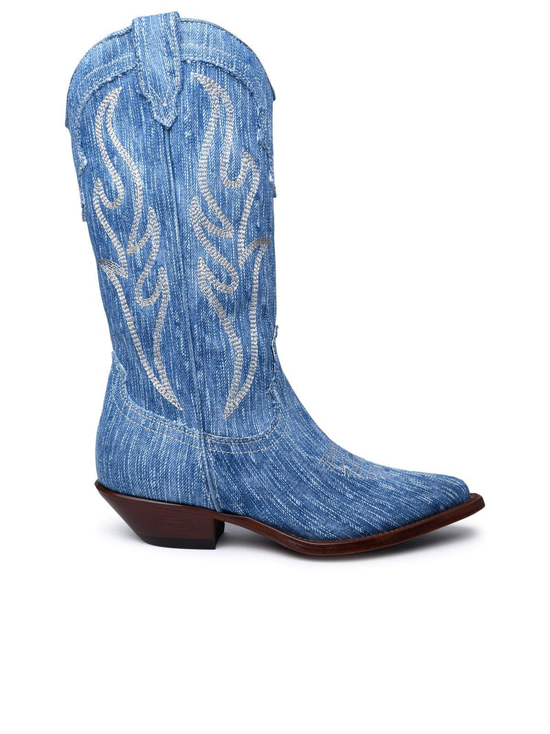Sonora Botas vaqueras Sonora azul claro para mujer - World Class Fashion