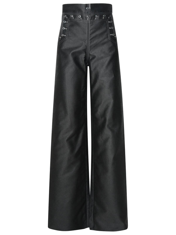 Maison Margiela Black Cotton Trousers