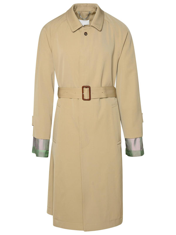 Maison Margiela Beige Virgin Wool Trench Coat