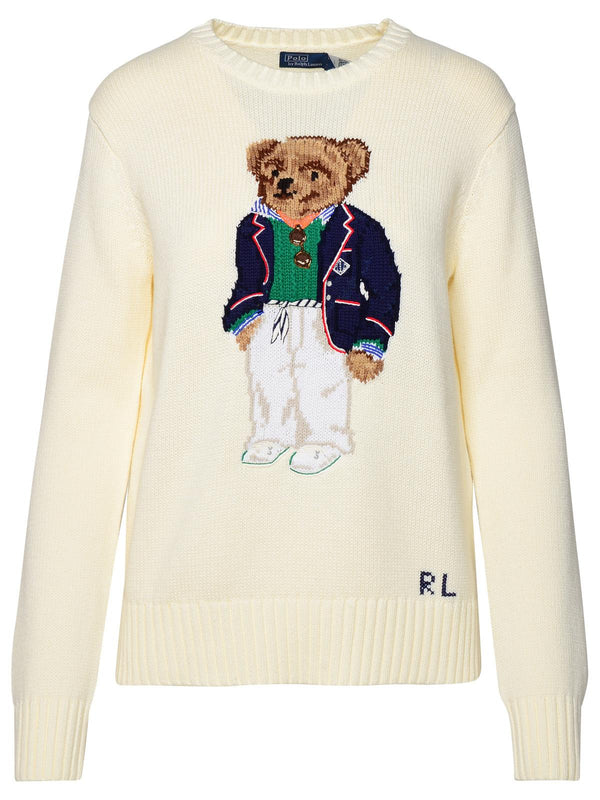 Polo Ralph Lauren Cream Cotton Sweater