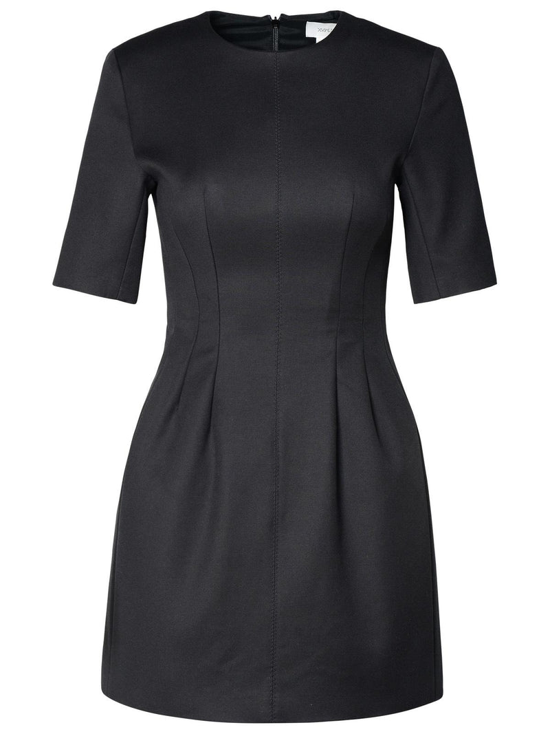 Sportmax Vestido Sportmax COLOMBA de mezcla de algodón negro - World Class Fashion