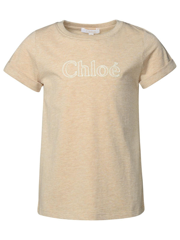 ChloÉ Beige Cotton T-shirt