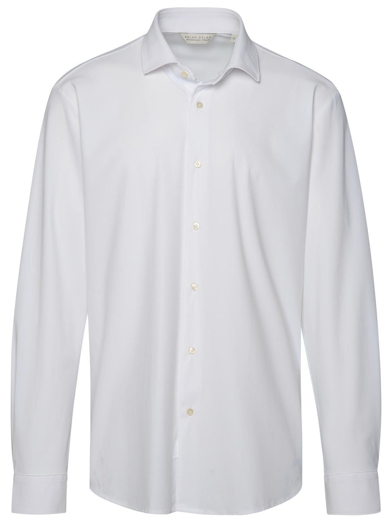 Brian Dales Brian Dales Recycled Nylon Blend Shirt White Men - World Class Fashion