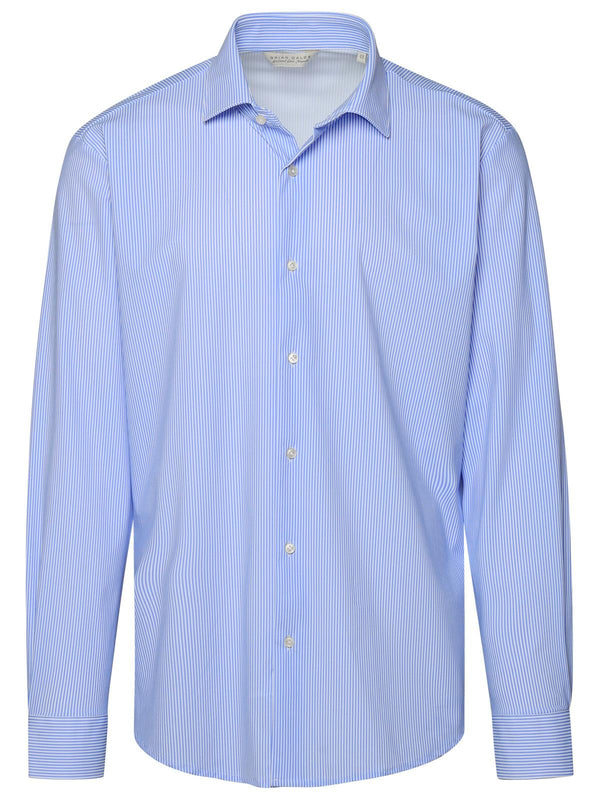 Brian Dales Light Blue Recycled Nylon Blend Shirt