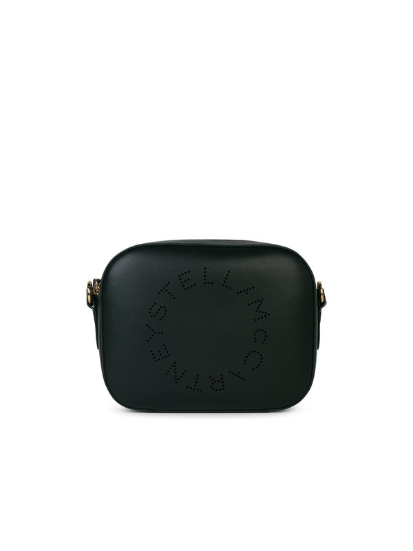 Stella Mccartney 'stella' 'logo' Dark Green 'alter Mat' Mini Bag