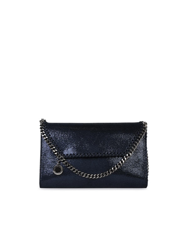 Stella Mccartney 'falabella' Bright Blue Recycled Polyester Mini 'crossbody' Clutch