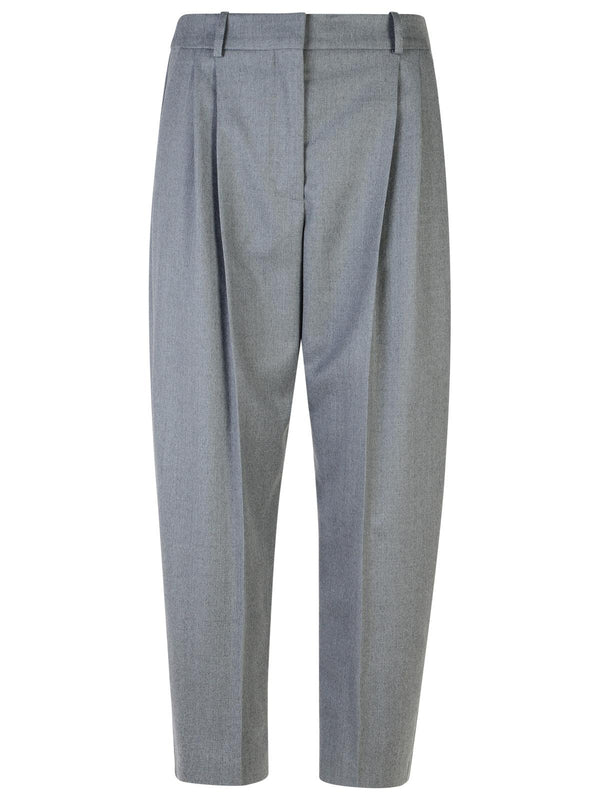 Stella Mccartney Grey Wool Trousers