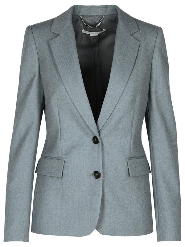 Stella Mccartney Grey Wool Blazer