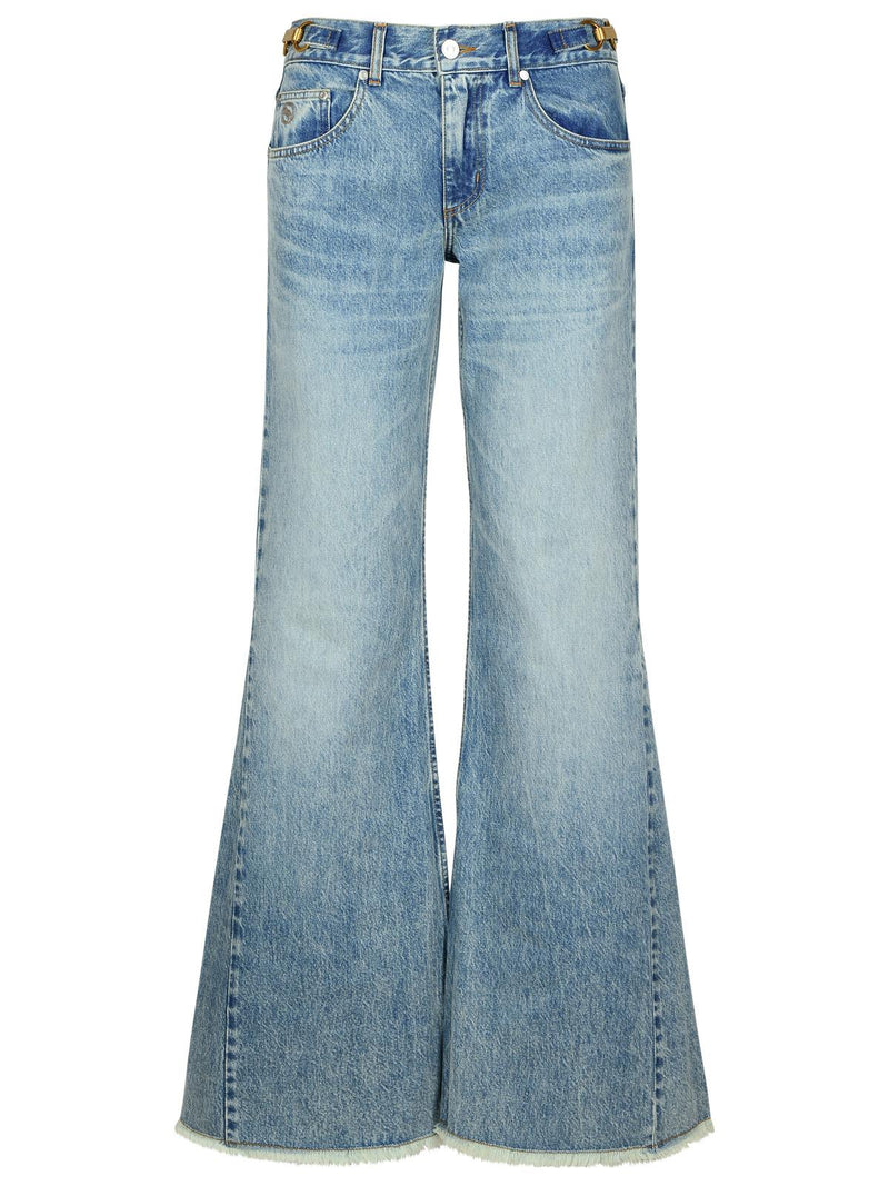 Stella Mccartney Stella McCartney Light Blue Cotton Jeans Women - World Class Fashion