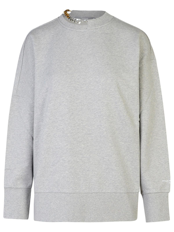 Stella Mccartney 'stella Mccartney' Grey Cotton Sweatshirt